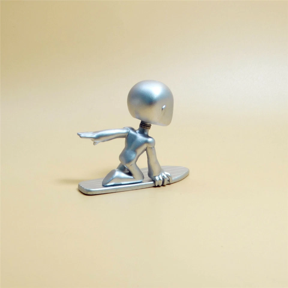 Figura de acción Funko Mystery Minis Fantastic Four Silver Surfer 2,5" Foto 2 de 4