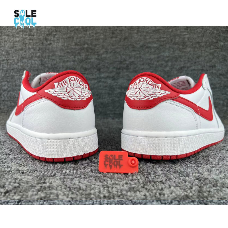 NIKE Air Jordan 1 レッド/ホワイト Nike Air Jordan 1 AJ1 Low Retro OG White University Red
