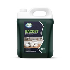 Bacdet 5L Bactericidal Washing Up Liquid Concentrated Dish Soap Eco-Friendly 2.26 per litre
