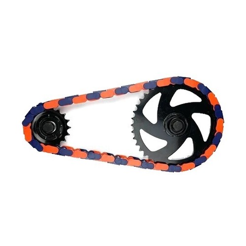 Catena Bici Single Speed 2 Tonni - 1/2" X 1/8", 112 Maglie, Per - Foto 7