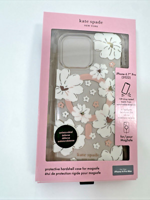 Kate Spade Transparent Floral Magsafe Case for iPhone 14 PRO MAX (6.7'')