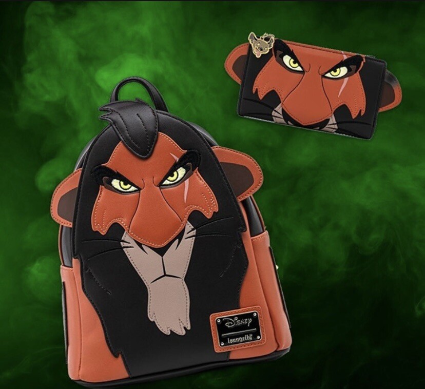 Loungefly Scar Mini Backpack & Wallet Disney's The Lion King