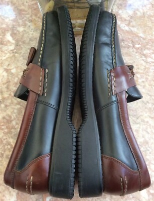 BASS Men’s Black and Brown Marine Tassel Loafers Bass Marine Men main image 3