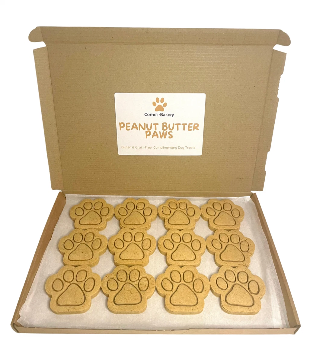 12x Peanut Butter Paws Dog Treats Grain free Gluten free