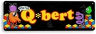 TIN SIGN Q-bert Arcade, 80's, Retro, Console, Marquee, Game Room Decor, A840