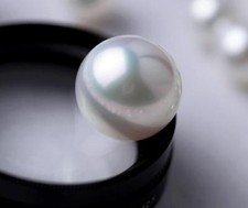 HUGE 13MM NATURAL SOUTH SEA GENUINE WHITE ROUND LOOSE PEARL UNDRILLED AAA 108878