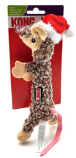 Kong Holiday Christmas Luvs Mouse Soft Crackling Catnip Cat Toy 7"