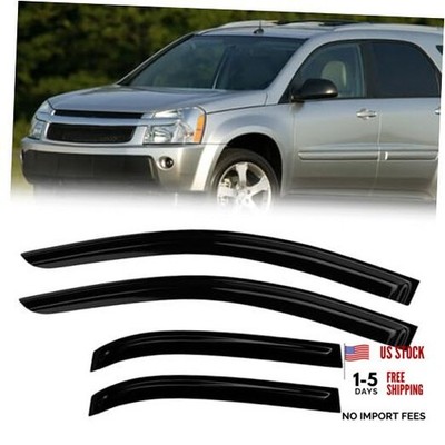 Window Rain Guards Compatible 4PC 08-09 Chevy Equinox 06-09 Pontiac Torrent