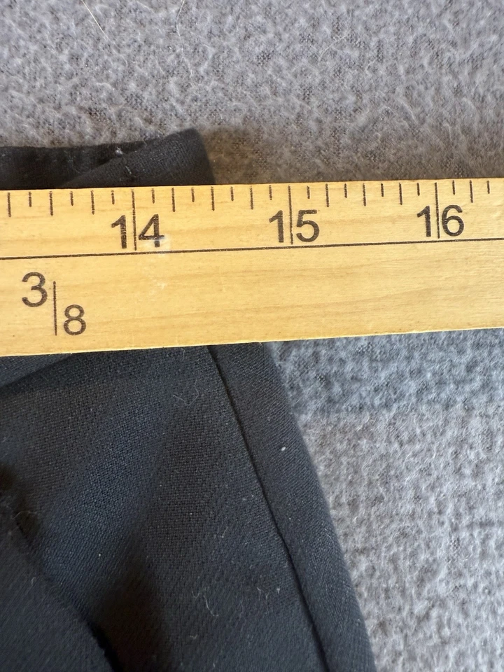 Pantalones de vestir Abercrombie Fitch para mujer 4R 27 negros Sloane tiro alto Foto 3 de 4