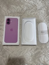 Apple iPhone 16 Pink 128GB Empty Box ONLY - No Phone Or Cable Included