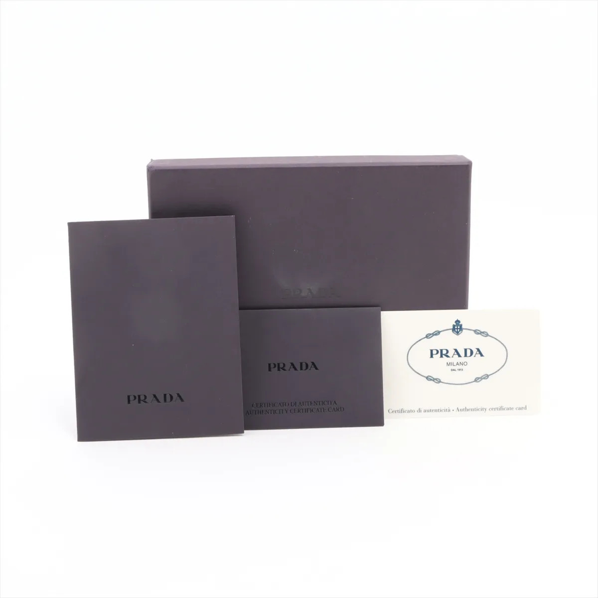 Prada Tessuto Nylon Compact Wallet Black M605 thumbnail 9