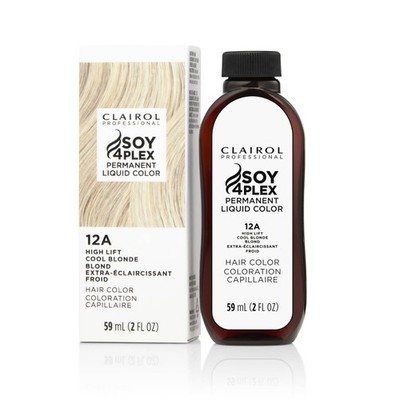 2PACK Clairol ProfessionalPermanent Liquicolor, 12a High Lift Cool Blonde 2 oz.
