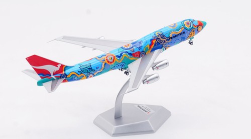HX Model 1:400 Qantas Airways Boeing B747-300 Diecast Aircraft Model VH-EBU - Picture 3 of 15