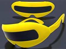 SPACE CYCLOPS FUTURISTIC ROBOT COSTUME PARTY CLUB RAVER DJ SHIELD SUN GLASSES