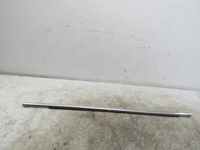 2011 Hyundai Equus left driver rear back door window glass trim molding belt OEM