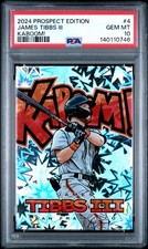 2024 Prospect Edition James Tibbs III Kaboom PSA 10 SSP Giants