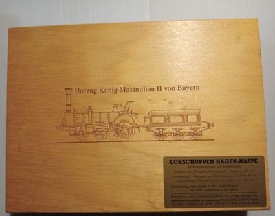 Arnold N Hofzug König Maximilian II Bayern Royal Train Set Holz Box Selten Ja...