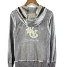 JPN Y2K Long Hoodie Zip-Up 1868 Vintage