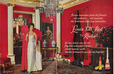 1961 REVLON Makeup Cosmetics Red Lipstick Vin...