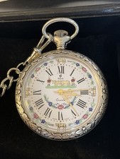 Jacques Du Manoir 1869 Swiss Farmers Pocket Watch