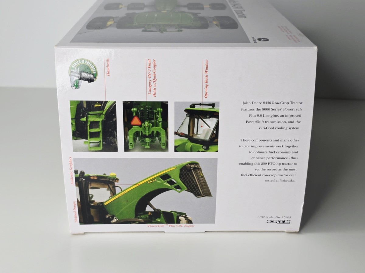 ERTL - TRACTEUR - Edition prestige avec roues jumelées - JOHN DEERE 8R 310 - ... EUR 243,59 - FR