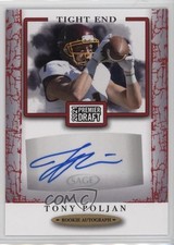 2021 Sage Premier Draft Auto Red Tony Poljan #A139 Auto 11ur