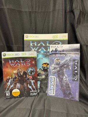Halo Wars Limited Edition SEALED With DNSB Tag Strategy Guide and Sticker set!