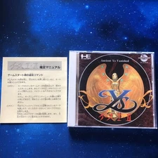 PC Engine Ys 1・2 YSⅠ・Ⅱ PC Engine CDROM2 Japan ea