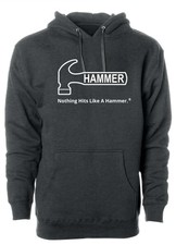 Hammer Bowling White Tagline Hoodie