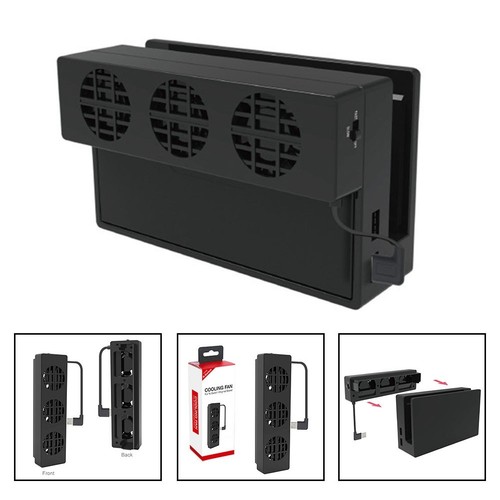Kühlt effizient für Nintendo Switch mit tragbarem USB-betriebenem Lüfter Zube - Bild 7 von 9