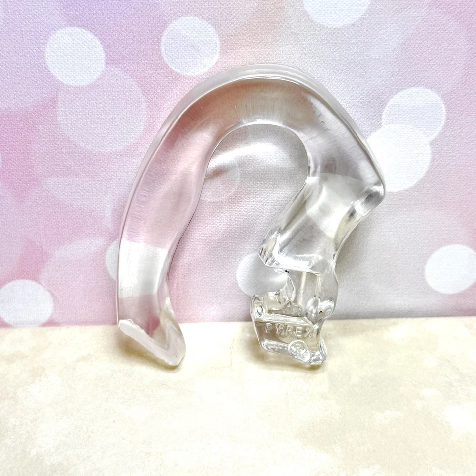 Vintage Pyrex Flameware Clear 6 Cup Teapot - Glass Handle ONLY Part NO. 8336-H - Image 2 of 4