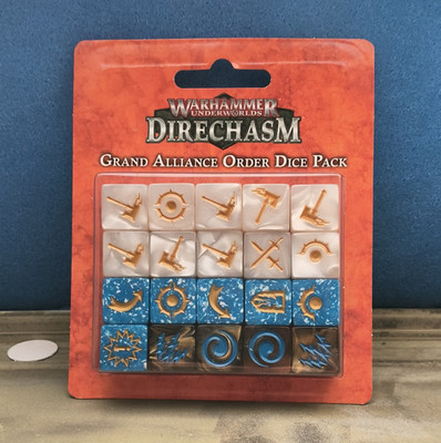 Games Workshop Warhammer Underworlds Direchasm Grand Alliance: Order Dice Pack