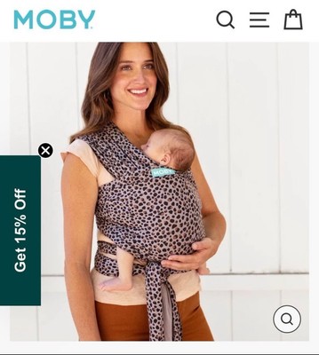 Moby Classic Baby Wrap Carrier for Newborns & Infants | #1 Baby Wrap | Go to Bab
