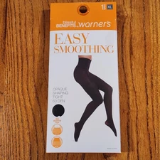 Blissful Benefits By Warners Easy Smoothing Opaque Shaping Tight 60 Den XL Black