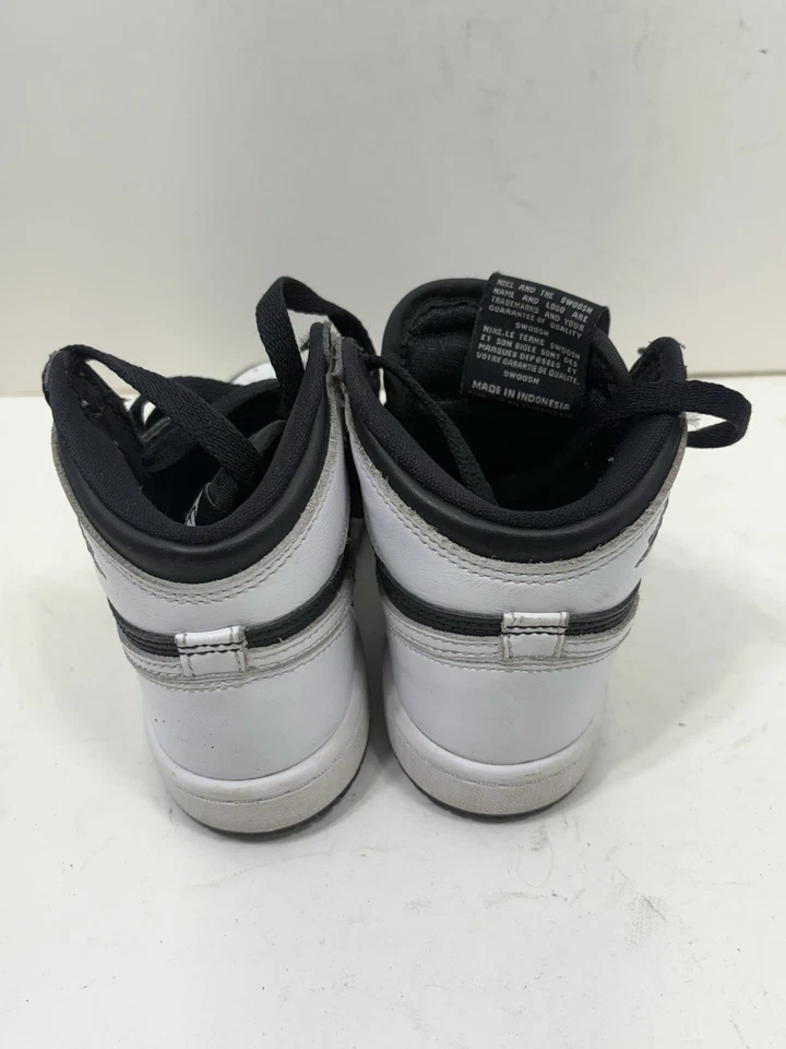 Nike Air Jordan 1 Zapatos Niños Talla 11C Negro Blanco Panda Baloncesto Tenis Bebé Foto 4 de 4