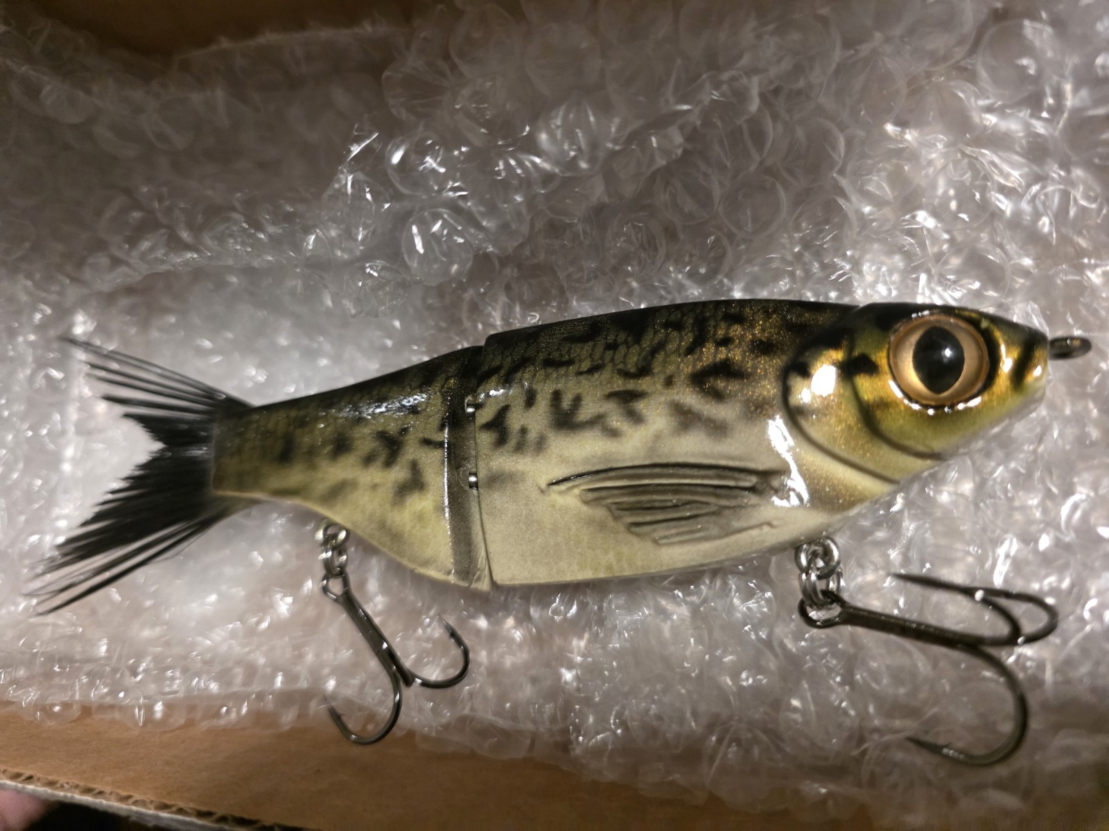 KGB Chad Shad ORIGINAL Resin Rare Color CRAPPIE Swimbait Glidebait Fishing Lure - Image 2