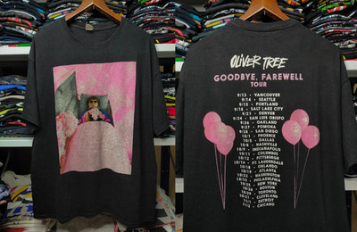 Oliver Tree Goodbye Farewell Tour Double Sided Alt Pop Concert T-Shirt