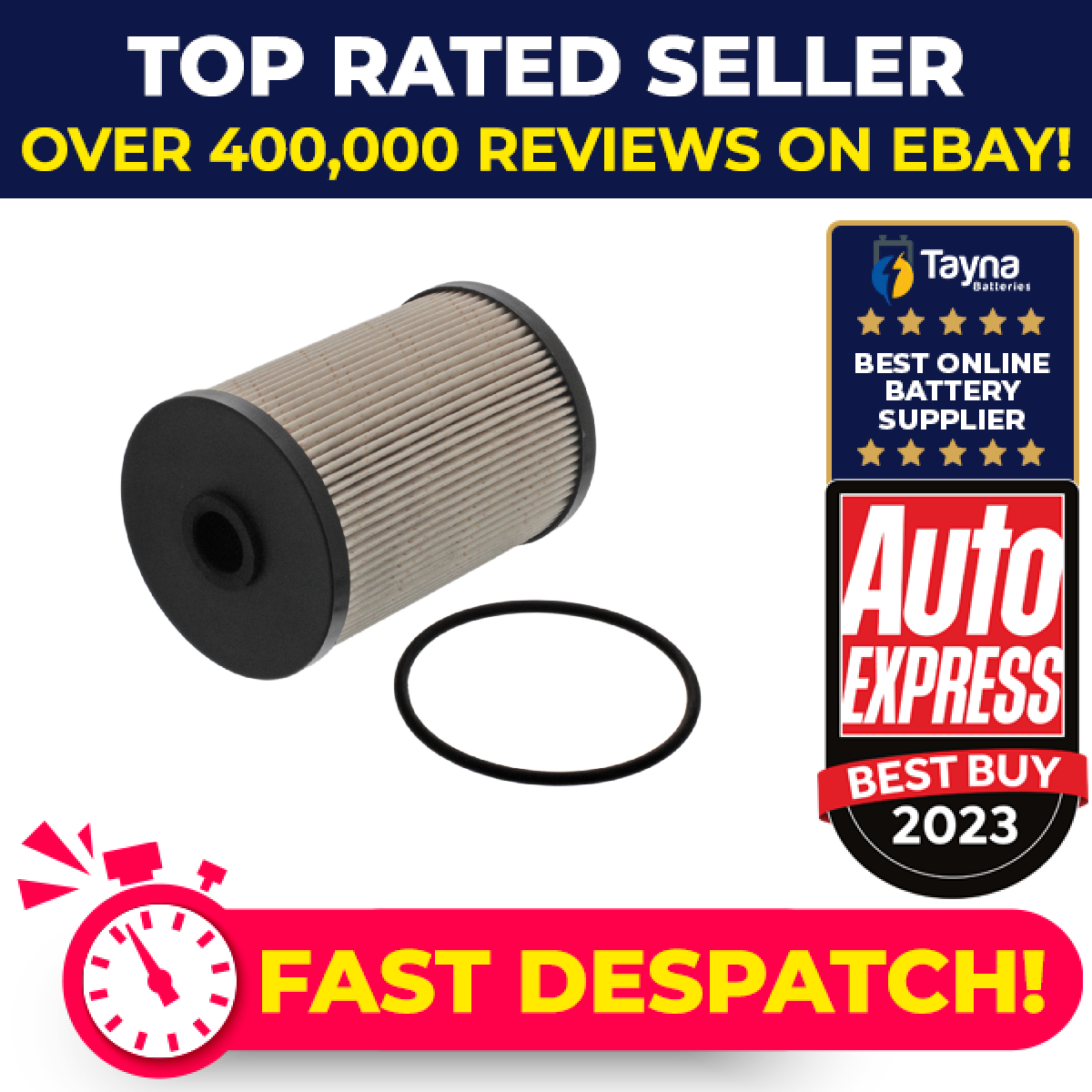 Fuel Filter fits VW JETTA Mk3, Mk4 1.6D 1.9D 2.0D 2005 on 1K0127177B 1K0127434B