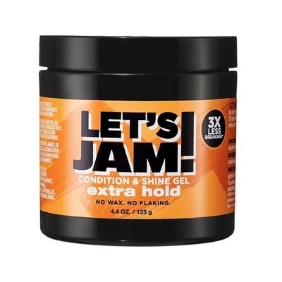 Carson Dark and Lovely Let's Jam Gel, 4.4oz - Flake-Free & Strong Hold Styling