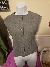 Nwot A New Day. Gray Button Up Sweater Vest Size Small Sleeveless