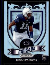 2021 Panini Prizm Draft Picks Collegiate #175 Micah Parsons Silver