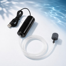 Portable USB Aquarium Air Pump Mini Fish Tank Oxygenator Pump Rechargeable
