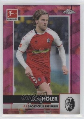 2020 Topps Chrome Bundesliga Pink Wave Refractor 7/75 Lucas Holer Rookie RC n0c