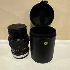 Aubell Auto 135mm f/2.8 Telephoto Lens Canon FD 55mm w/ Case & Tamron SKY