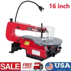 16" Variable Speed Scroll Saw Adjustable Tilting Work Table with Led Work Light