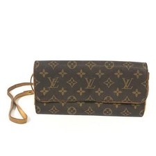 Louis Vuitton Monogram Pochette Twin GM M51852 borsa a tracolla marrone