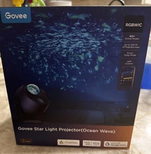 NEW Govee Star Light Projector RGBWIC, Star Projector Ocean Wave H6094