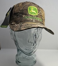 John Deere Camo Baseball Cap Embroidered Logo Trucker Hat LP27813 New w/ Tags