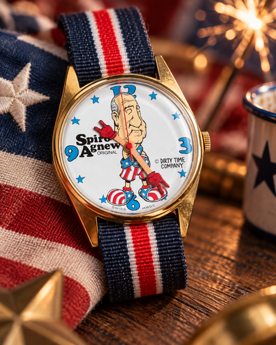 Vintage Spiro Agnew Dirty Time Watch Co Swiss Watch | eBay