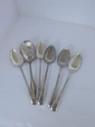 6 pc lot of Antique Silver Plated Spoons Rogers & Son Set Of Vintage Silverware